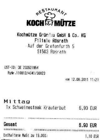 vikt Hffner Kochmtze Restaurant